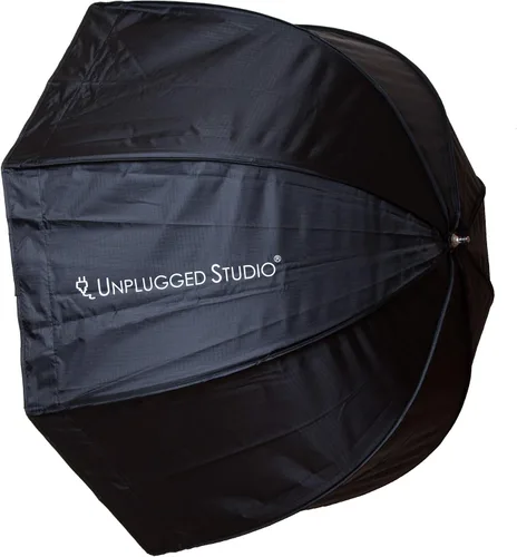 Vista 10 de UNPLUGGED STUDIO 24" x 36" 23.6 in x 35.4 in paraguas rectangular softbox con bolsa de transporte - Modificador de luz portátil para retrato