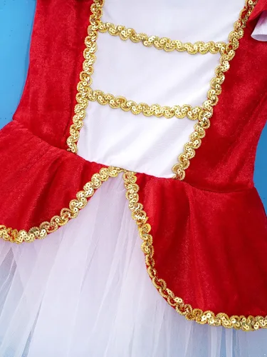 Vista 5 de Kids Girls Ballet Dance Dress Leotard Festival Fairytale Cosplay Costume Tutu Skirt Dancewear