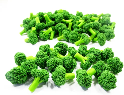 Vista 4 de 1:6 10 Ensalada de brócoli verde suelto en miniatura vegetal 12227