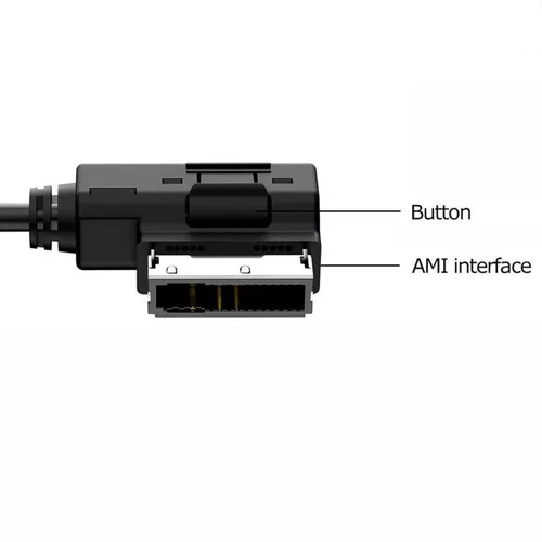 Vista 7 de chenyang Estéreo de 0.138 in a medios en AMI MDI Audio Aux Cable adaptador para X164 X166 W204 X204 W176 W207 A207 C207 W211 W218 W212 coche