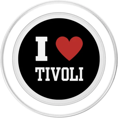 Vista 2 de Tivoli Italy Travel Lover Love Heart Cool Vintage Retro PopSockets MagSafe PopGrip for iPhone