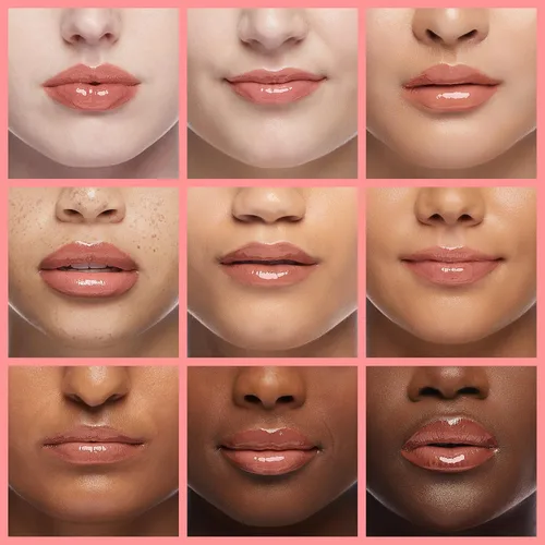 Vista 4 de BANGFENG Big Brush Head - Tinte hidratante para labios con brillo labial, brillo labial hidratante, bálsamo labial tintado, cuidado de labios 1