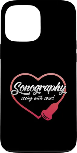 Vista 24 de Sonography Seeing with Sound Ultrasonido Ecografía Medicina Case para iPhone 17