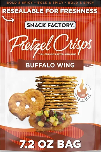 Vista 13 de Snack Factory Pretzel Crisps - Sabor original