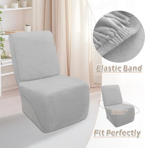 Vista 432 de Arfntevss Fundas de sofá seccional reclinable de terciopelo, Funda de sofá seccional de esquina para sofá reclinable, Funda elástica suave