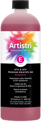 Vista 12 de Artistri® Serie E DTG y DTF Tinta - Negro - 8 oz