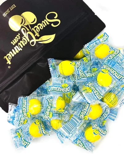 Vista 3 de SweetGourmet Caramelo original LemonHead envuelto a granel 1 libra