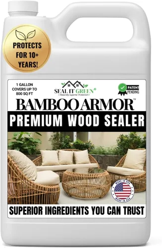 Vista 11 de Seal It Green Sellador de madera de bambú Sellador de madera prémium a base de plantas, no tóxico que ayuda a proteger todo tipo de madera de Nuez