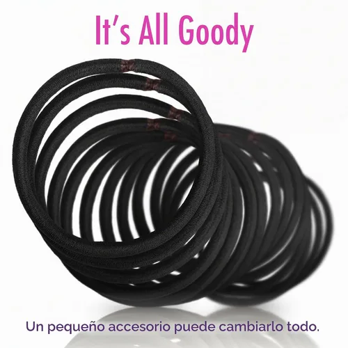 Vista 12 de Goody Ouchless - Lazos elásticos para el cabello, 30 unidades, color negro