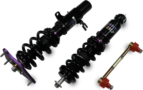 Vista 224 de Amortiguadores de Bobina D2 Racing RS Ajustables en 36 Maneras para Jaguar S-Type 2000-2008