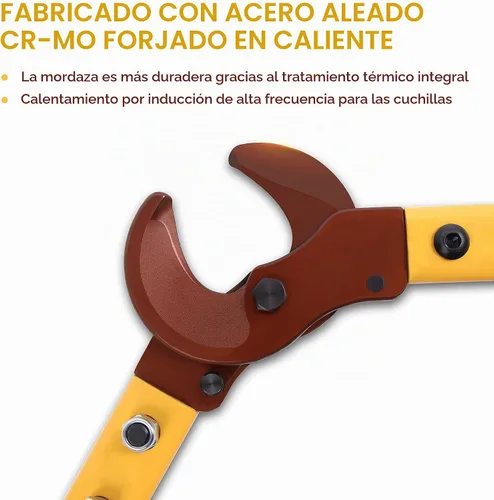 Vista 6 de LK-250 Cortadores de cables resistentes, alicates de corte de alambre de brazo largo multifuncionales que ahorran mano de obra, cortadores de cables