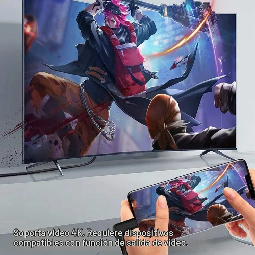 Vista 2 de QCEs Cable USB C a USB C de ángulo recto de 3.3 pies, cable USB-C 3.2 Gen 2 de transferencia de datos de 20 Gbps, salida de video 4K, carga rápida