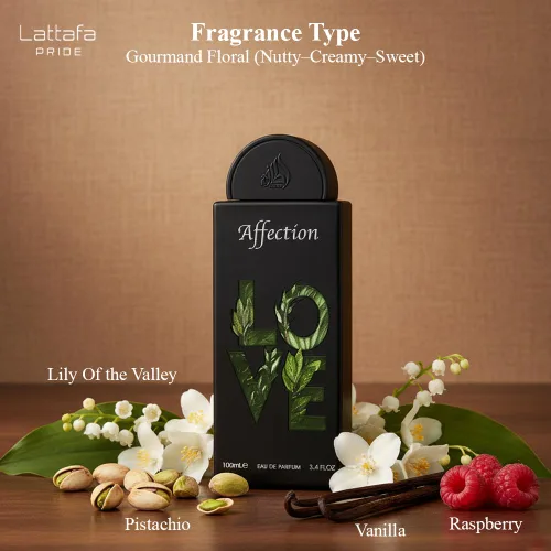 Vista 6 de Lattafa Pride Affection Eau de Parfum Spray para unisex, 3.4 onzas