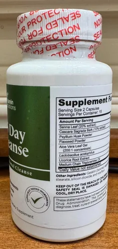 Vista 14 de Dr Vitamins Alivio natural instantáneo de la hinchazón y ayuda intestinal de limpieza durante 15 días, desintoxicación para hombres y mujeres