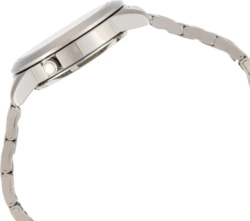 Vista 4 de SEIKO SNK355K 5 - Reloj automático de acero inoxidable con esfera plateada para hombre Blanco Reloj de cuarzo reloj automático