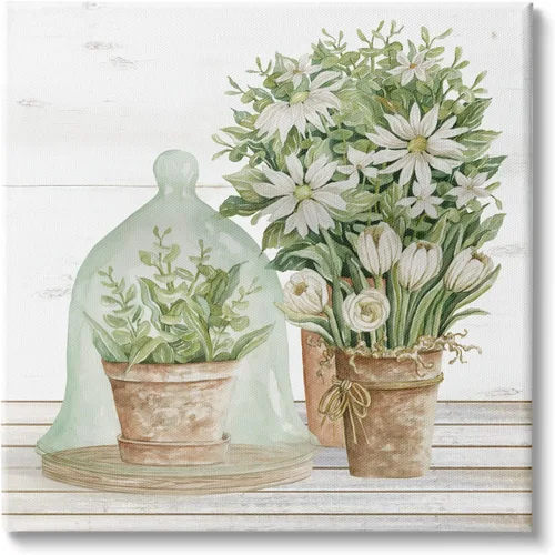 Vista 7 de Traditional Country Floral Sobremesa Still' Arte de placa de pared Stupell Industries 12 x 12 pulgadas, fácil de colgar y resistente