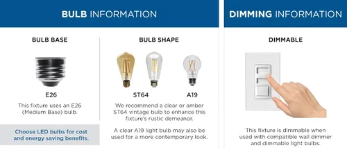 Vista 9 de Progress Lighting Barlowe Collection - Farol de pared pequeña de cristal transparente con semillas para exteriores, 13 x 6.5 x 6.5 pulgadas, bronce
