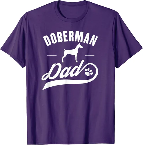 Vista 66 de Doberman Dad - Camiseta para amante del dueño del perro, Negro, S