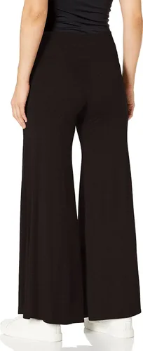 Vista 2 de Star Vixen Pantalón palazzo de pierna ancha de jersey de rayón elástico para mujer
