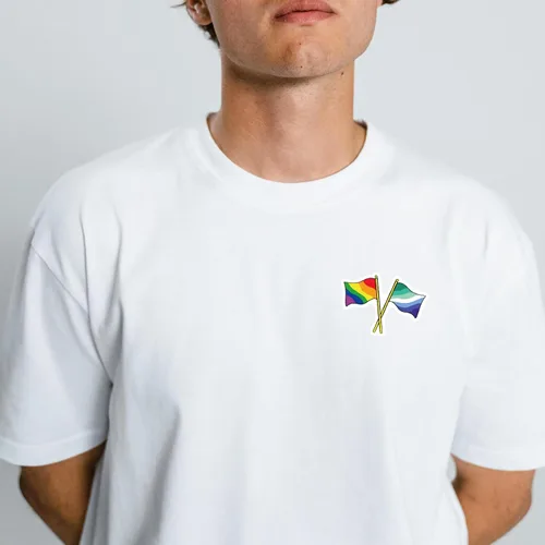 Vista 4 de Pride MLM - Paquete de 50 calcomanías (impermeables, LGBTQ)