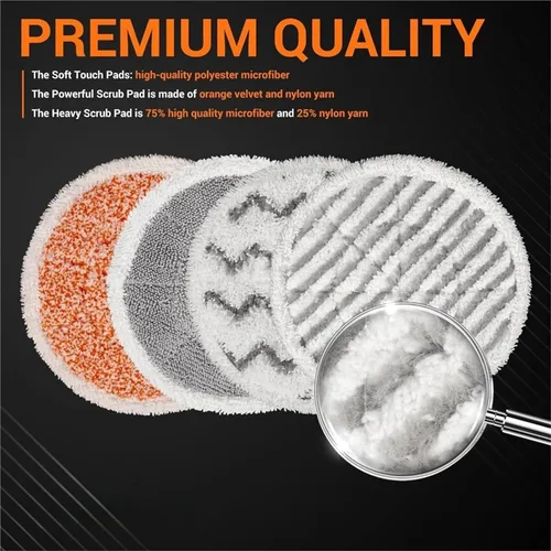 Vista 6 de Steam Mop Pads，Compatible with Shark Vacuum Cleaner