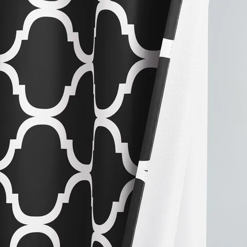 Vista 5 de Melodieux - Cortinas de bolsillo de moda marroquí para cocina, cafetería o baño, pequeñas ventanas