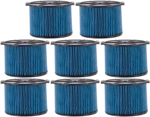 Vista 13 de VF3500 - Filtro de cartucho de polvo fino de 3 capas, pieza de repuesto 26643 compatible con aspiradoras portátiles RIDGID de 3 a 4.5 galones, 1