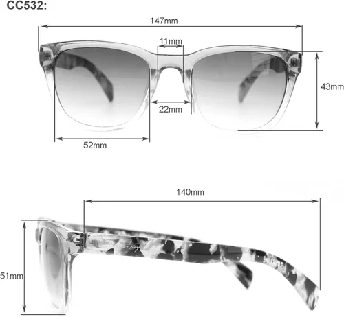 Vista 2 de Circus by Sam Edelman Cc596 - Lentes de sol rectangulares con protección UV para mujer, diseño de ojo de gato. Regalos de moda para ella, 2.087in