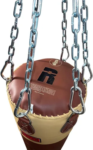 Vista 3 de Ringside Heritage - Bolsa pesada de boxeo de cuero genuino de 90 libras