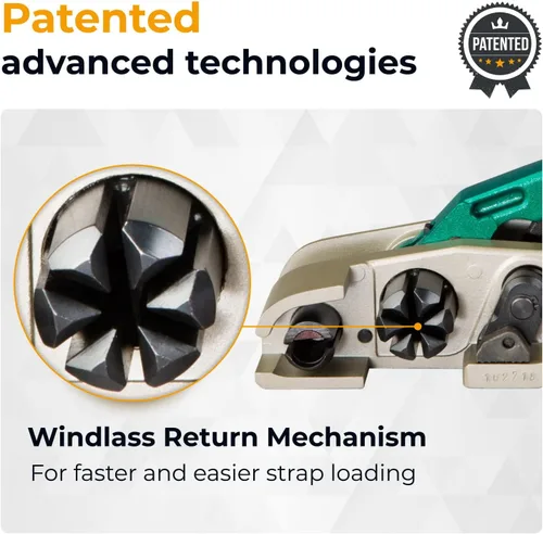 Vista 3 de IDL Packaging MUL-325 PRO Tensor resistente para flejes de cables tejidos y compuestos, ancho de correa de hasta 3/4