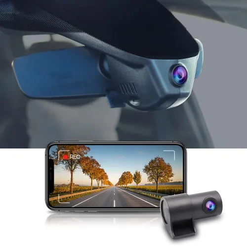 Vista 7 de Fitcamx Cámara de tablero 4K adecuada para Mazda 3 2019 2020 2021 2022 2023 Select Premium Turbo Carbon 2.0 2.5S (OBD), aspecto OEM, video UHD