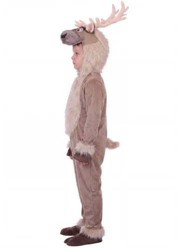 Vista 3 de Disfraz Deluxe de Sven para Niños de Disney Frozen Multicolor
