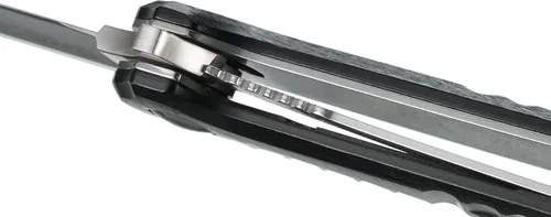 Vista 11 de CRKT Razel GT - Navaja plegable asistida con bloqueo de forro: hoja de borde plano de acero inoxidable, mango de aluminio, clip para bolsillo, 4031