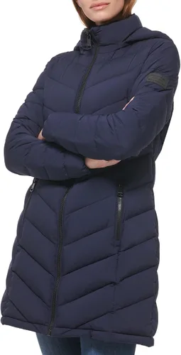 Vista 2 de Calvin Klein Women's Chevron Quilting Casual Lightweight Jacket