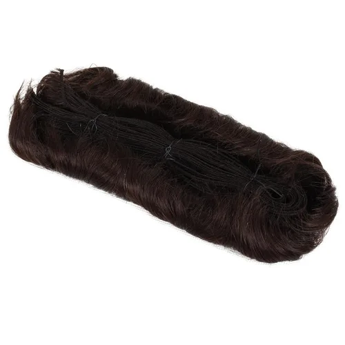 Vista 3 de 28 piezas de cabello humano corto con cierre superior, extensiones de cabello virgen brasileño lacio para mujeres negras (#4)