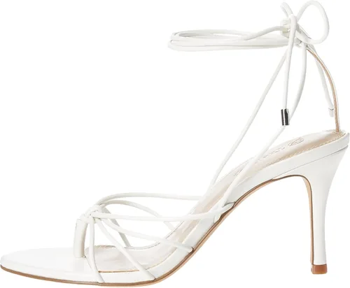 Vista 8 de The Drop Archie - Sandalias de tacón con tiras y cordones para mujer