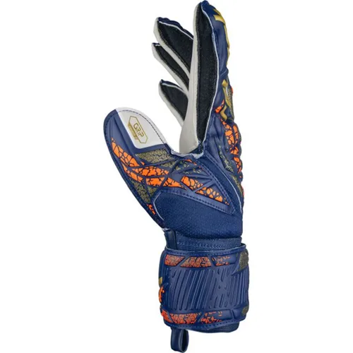 Vista 4 de Guantes de Portero Reusch Attrakt Grip Azul marino Adultos