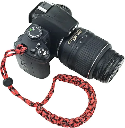 Vista 11 de Correa de muñeca ajustable 550 Paracord para cámaras réflex digitales, compactas