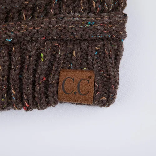 Vista 454 de C.C Trendy Warm Chunky Soft Stretch Cable Knit Beanie