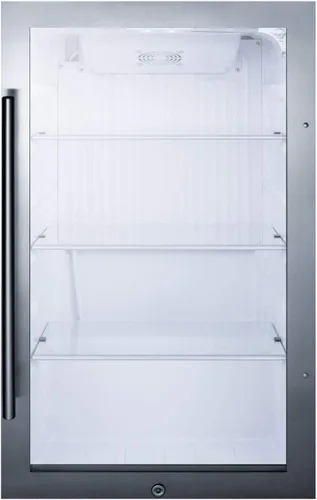 Vista 5 de Summit SPR489OS 19 Inch Wide Indoor/Outdoor Beverage Cooler Gris claro