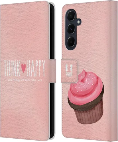 Vista 245 de Head Case Designs Assortment Cupcakes Happiness Leather Wallet Case Compatible with Samsung Galaxy A07 4G Surtido