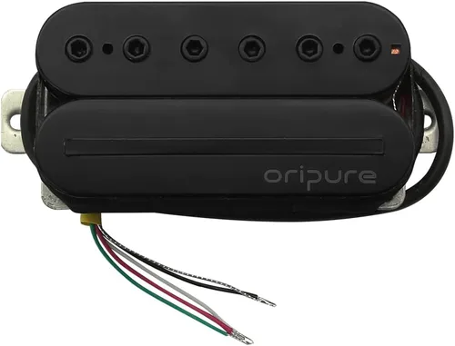 Vista 3 de Oripure Pastillas Humbucker Alnico 5 para Guitarra Pastilla de Puente Hot Dual Rail y Postes de Tornillo
