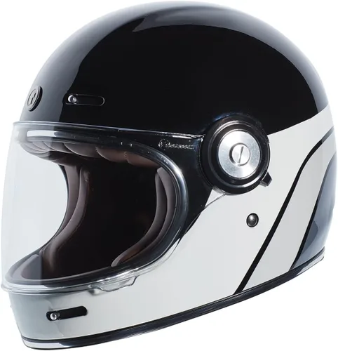 Vista 17 de TORC T1/Newport - Casco de moto de fibra de vidrio de cara completa aprobado por DOT y ECE