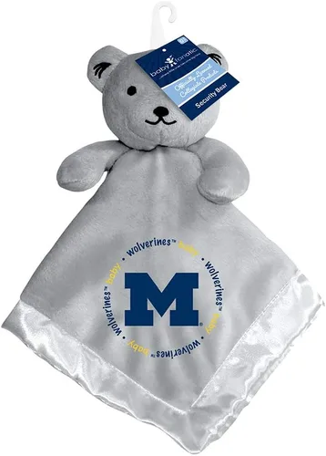 Vista 30 de Baby Fanatic Oso de seguridad gris - NCAA - Con licencia oficial Snuggle Buddy