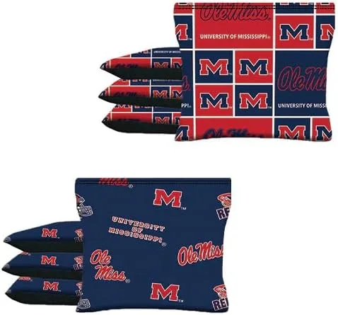 Vista 8 de BackYardGamesUSA Cornhole BEANBAGS Made w Minnesota Fabric 8 Regulation Game Toss Bags estilo 60