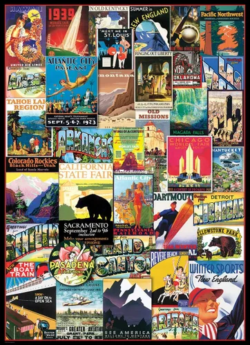 Vista 2 de Travel USA - Pósters vintage