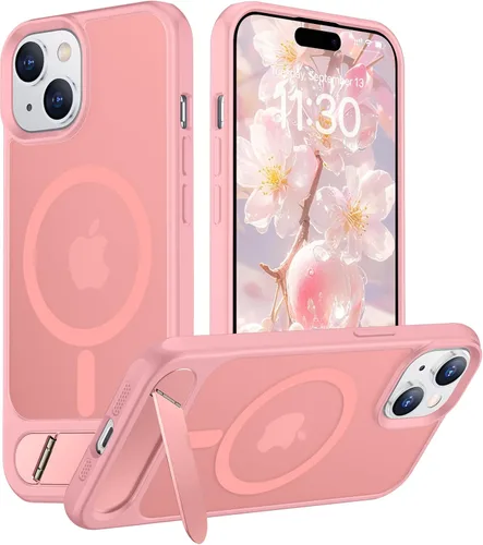 Vista 265 de Funda para iPhone 11 con compatibilidad magnética, [Soporte invisible incorporado][Compatible con MagSafe]