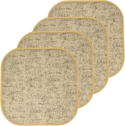 Vista 42 de Sweet Home Collection Cojines de espuma viscoelástica para silla, antideslizantes, diseño de panal de abeja, 16 x 16 pulgadas, paquete de 2