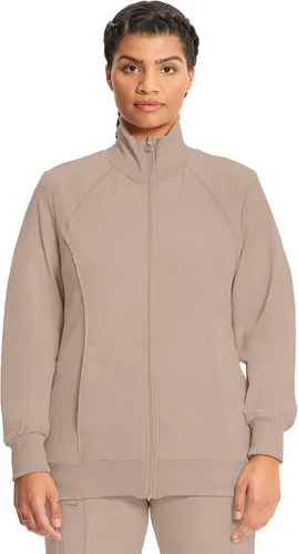 Vista 72 de Infinity by Cherokee 2391A - Chaquetas médicas con cremallera frontal para mujer, tela elástica en 4 direcciones
