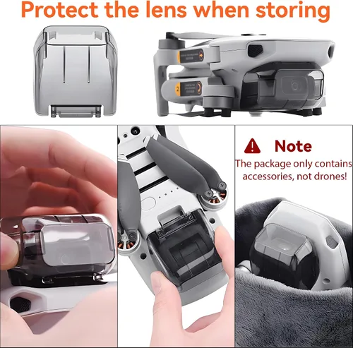 Vista 7 de Mini 4K/Mini 2 SE/Mini SE Hélices: con protector de hélice, extensión de pata de tren de aterrizaje, soporte de hélice, cubierta de estabilizador